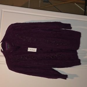 Lee Sands Deep Purple Sweater